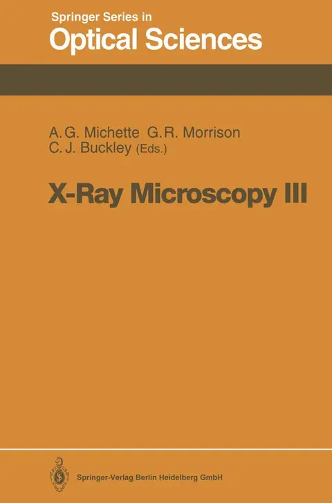 Cover of X-Ray Microscopy III