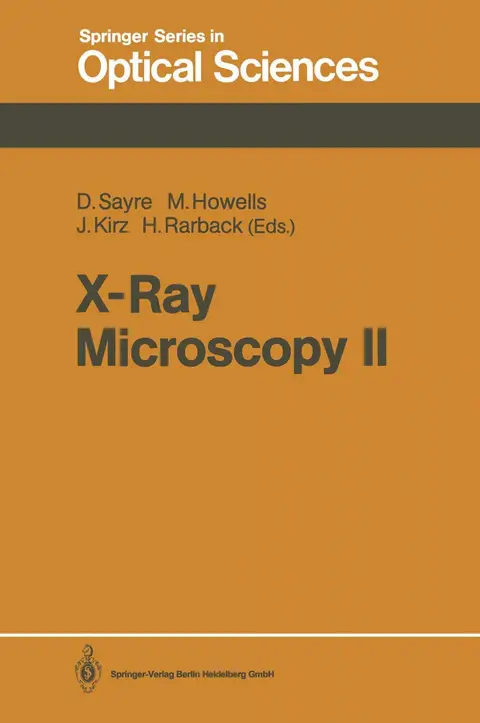 Cover of X-Ray Microscopy II