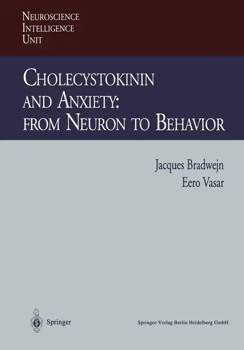 Cover of Cholecystokinin and Anxiety