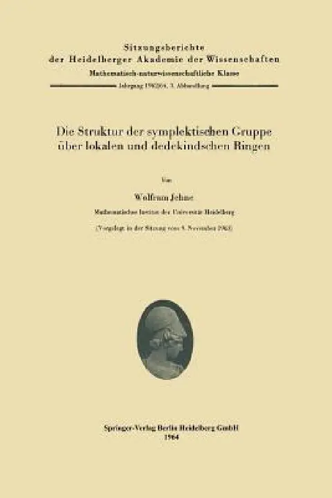 Cover of Die Struktur Der Symplektischen Gruppe Über Lokalen Und Dedekindschen Ringen