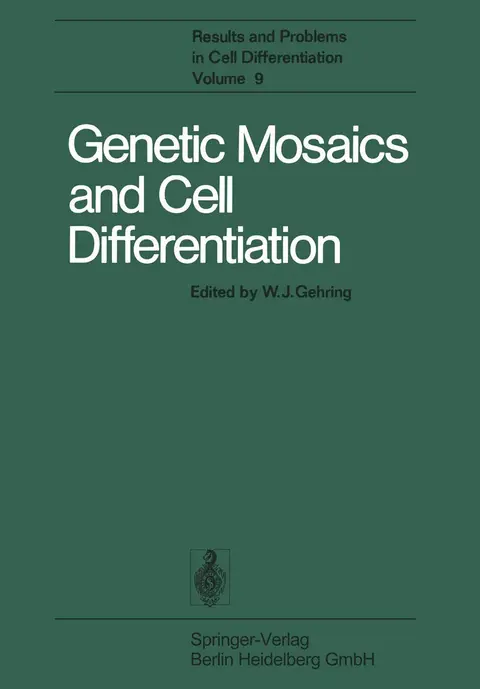 Cover of Genetic Mosaics and Cell Differentiation