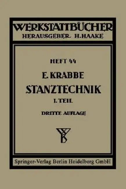 Cover of Schnittechnik