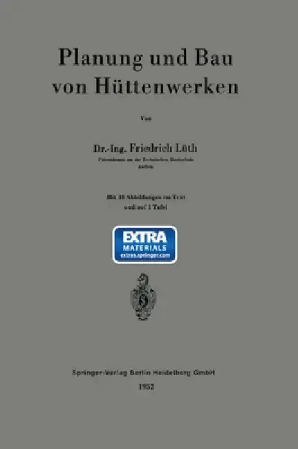 Cover of Planung und Bau von Hüttenwerken