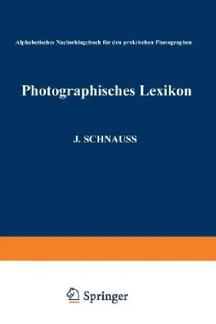 Cover of Photographisches Lexikon