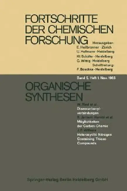 Cover of Organische Synthesen