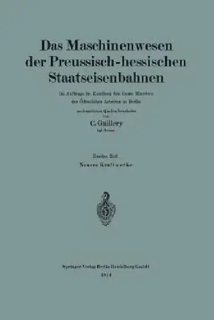Cover of Neuere Kraftwerke Der Preussisch-Hessischen Staatseisenbahnen