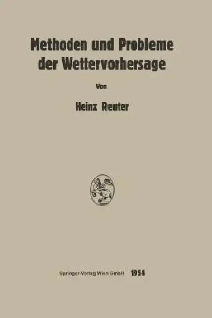 Cover of Methoden Und Probleme Der Wettervorhersage