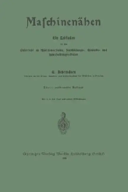 Cover of Maschinenähen