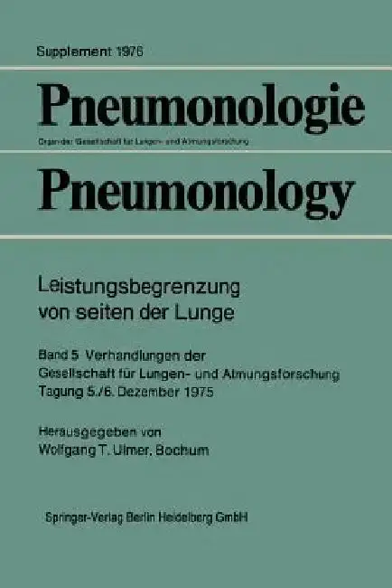 Cover of Leistungsbegrenzung Von Seiten Der Lunge