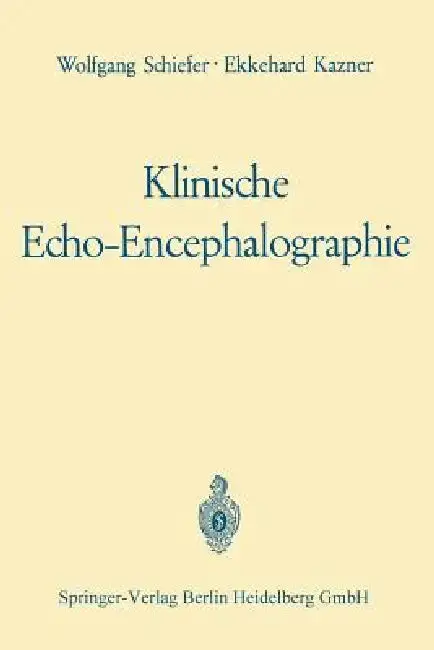 Cover of Klinische Echo-Encephalographie
