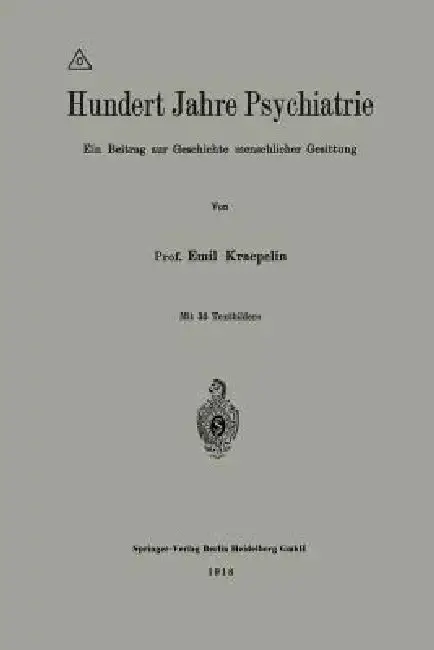 Cover of Hundert Jahre Psychiatrie