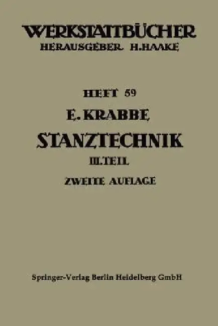 Cover of Stanztechnik