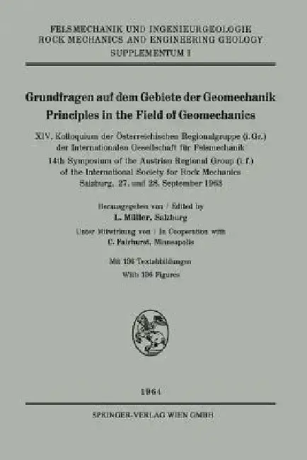 Cover of Grundfragen Auf Dem Gebiete Der Geomechanik / Principles in the Field of Geomechanics