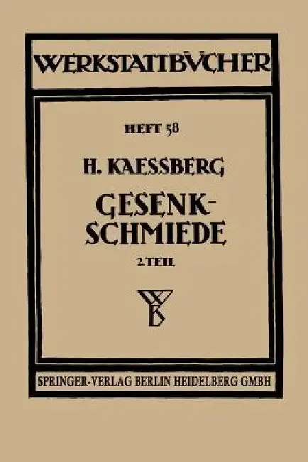 Cover of Gesenkschmiede