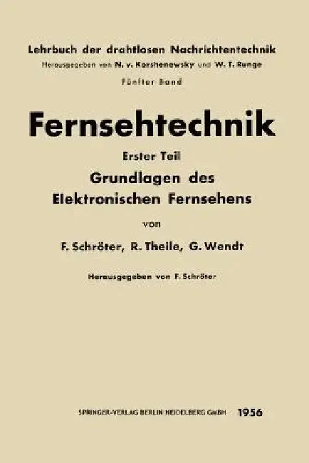 Cover of Fernsehtechnik