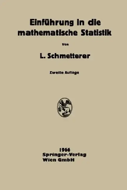 Cover of Einführung in Die Mathematische Statistik