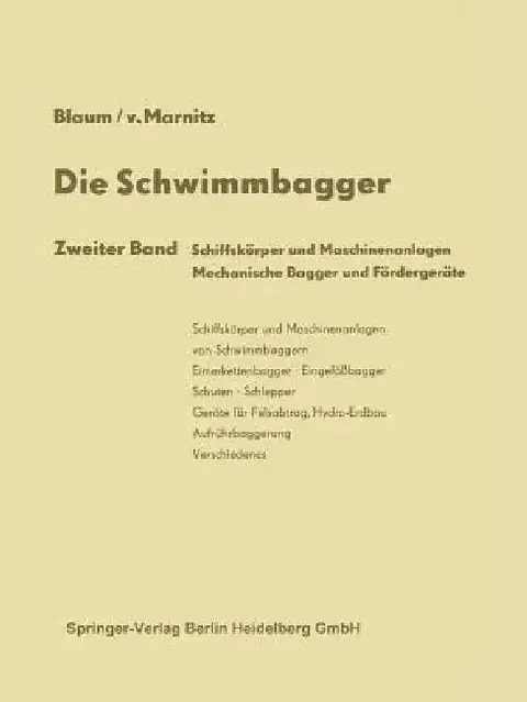Cover of Die Schwimmbagger