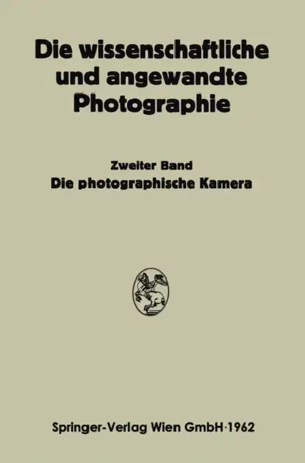 Cover of Die Photographische Kamera