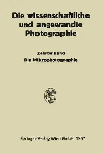 Cover of Die Mikrophotographie
