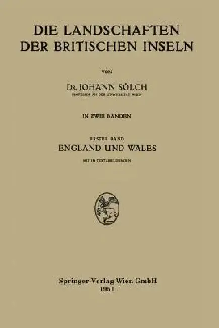 Cover of Die Landschaften Der Britischen Inseln