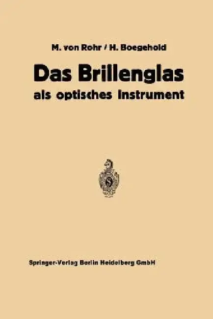 Cover of Das Brillenglas