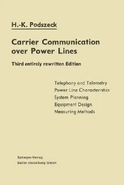 Cover of Carrier Communication Over Power Lines
