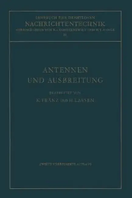 Cover of Antennen Und Ausbreitung