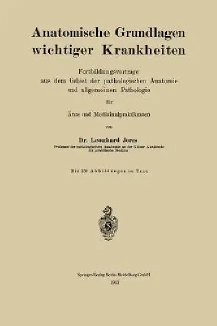 Cover of Anatomische Grundlagen Wichtiger Krankheiten