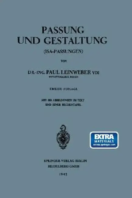 Cover of Passung Und Gestaltung (Isa-Passungen)