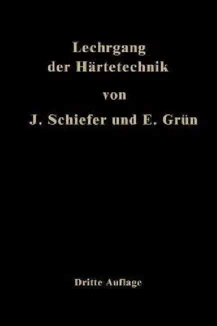 Cover of Lehrgang Der Härtetechnik