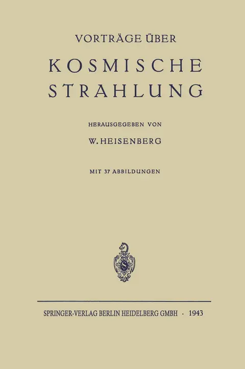 Cover of Kosmische Strahlung