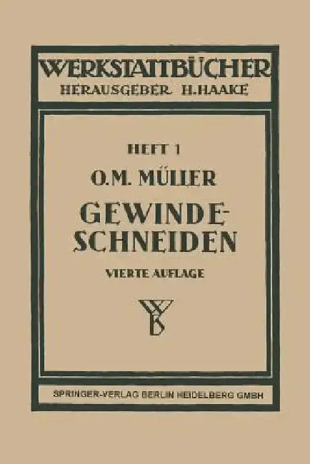 Cover of Gewindeschneiden