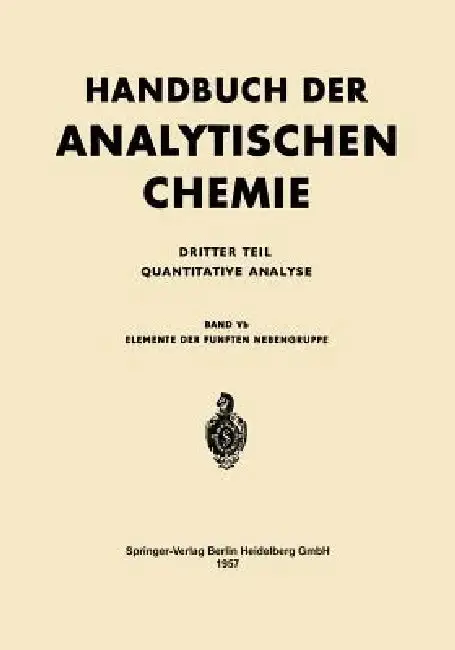 Cover of Elemente Der Fünften Nebengruppe