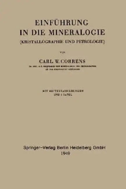 Cover of Einführung in Die Mineralogie