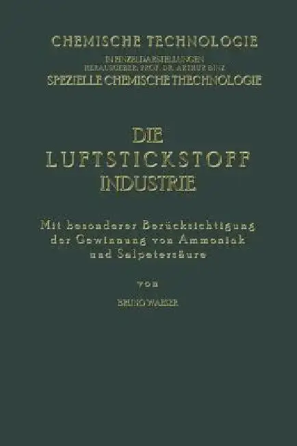 Cover of Die Luftstickstoff-Industrie