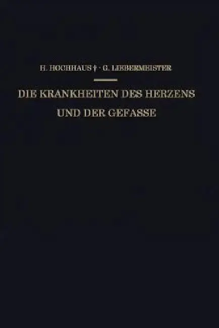 Cover of Die Krankheiten Des Herzens Und Der Gefässe
