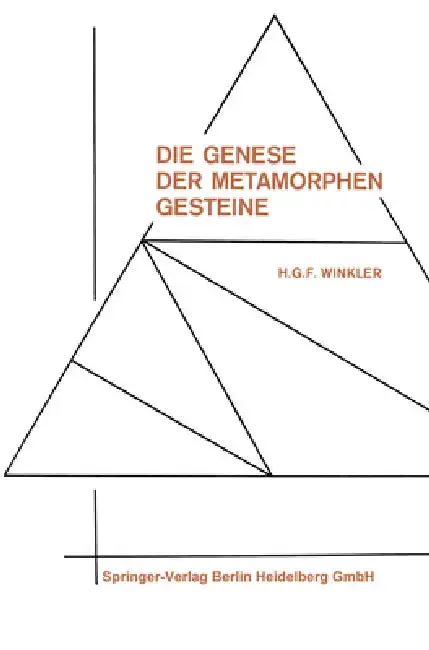 Cover of Die Genese der metamorphen Gesteine