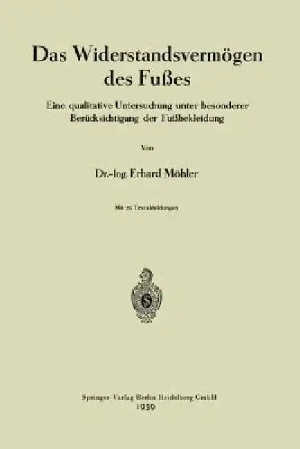 Cover of Das Widerstandsvermögen Des Fußes