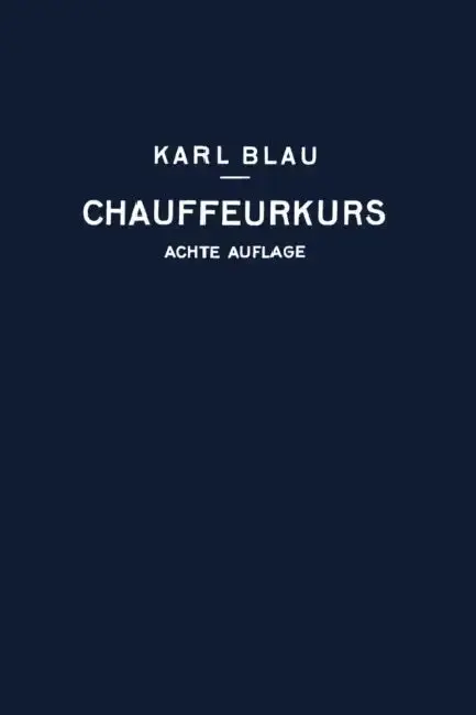 Cover of Chauffeurkurs