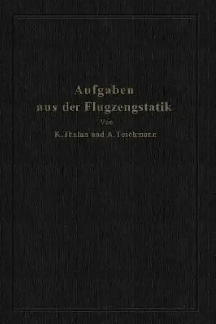 Cover of Aufgaben Aus Der Flugzeugstatik