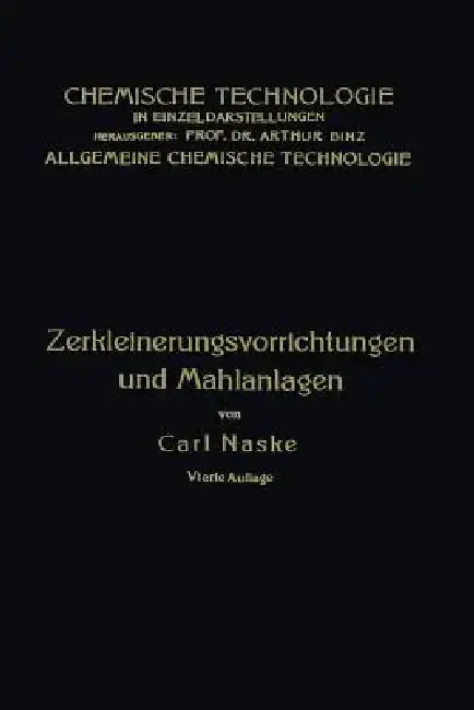 Cover of Zerkleinerungs-Vorrichtungen