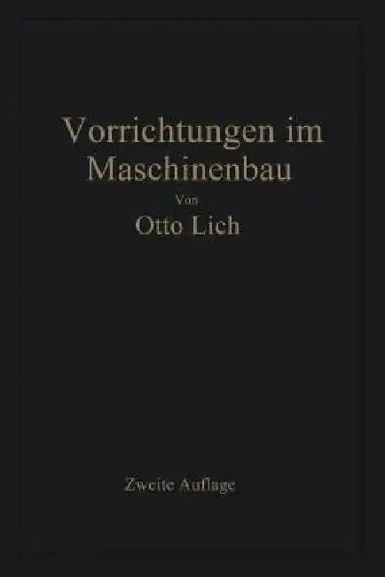 Cover of Vorrichtungen Im Maschinenbau