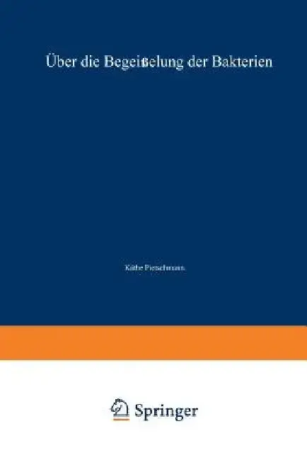 Cover of Über Die Begeißelung Der Bakterien