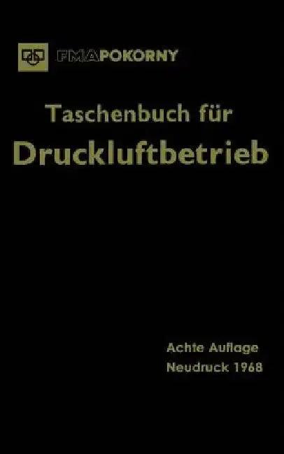 Cover of Taschenbuch Für Druckluftbetrieb