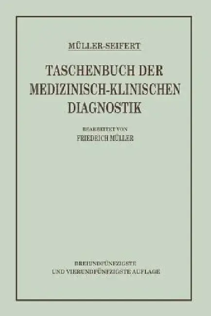 Cover of Taschenbuch Der Medizinisch-Klinischen Diagnostik