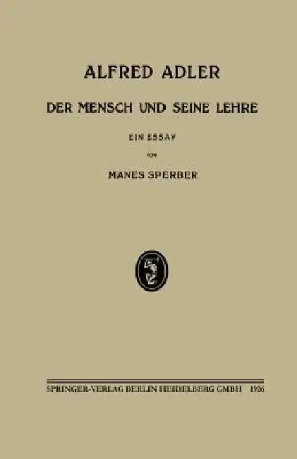 Cover of Alfred Adler