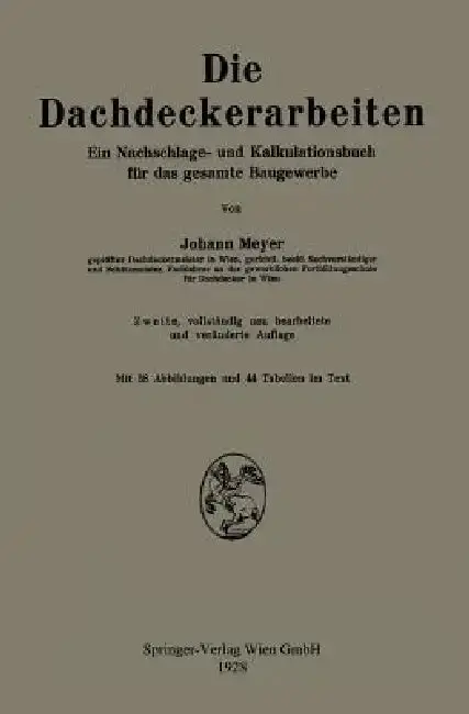 Cover of Die Dachdeckerarbeiten