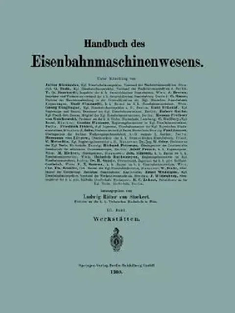Cover of Werkstätten