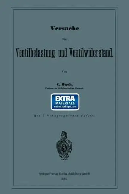 Cover of Versuche Über Ventilbelastung Und Ventilwiderstand