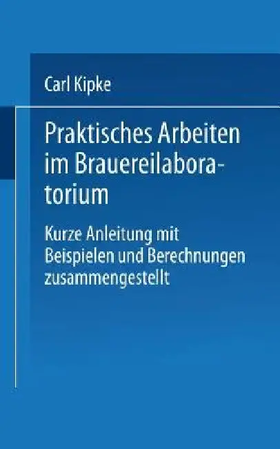 Cover of Praktisches Arbeiten Im Brauereilaboratorium